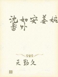 沈如安姜婉结局番外