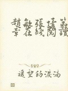 赵敏张倩第28章在线阅读