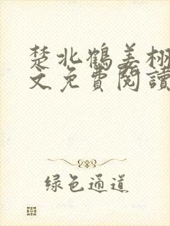 楚北鹤姜栩栩全文免费阅读笔趣阁