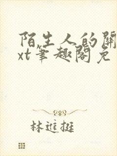 陌生人的关注txt笔趣阁免费阅读