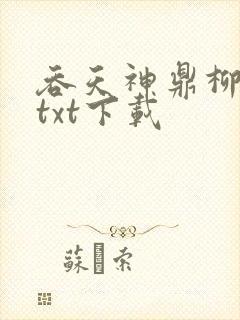 吞天神鼎柳无邪txt下载封面