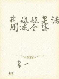 我姐姐是法官无删减全集封面