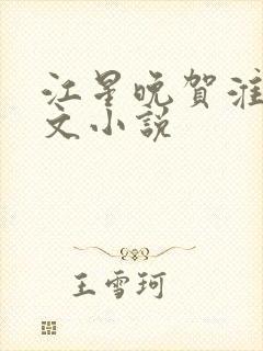 江星晚贺淮舟全文小说