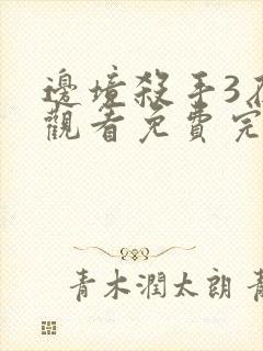 边境杀手3在线观看免费完整版