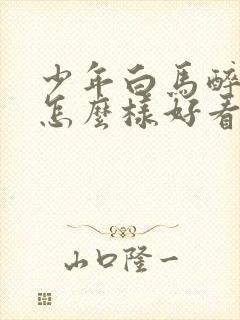 少年白马醉春风怎么样好看吗