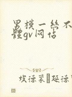 男模一丝不佳男体gv网站封面