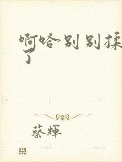 啊哈别别揉那处了