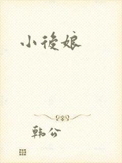 小后娘封面