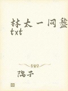 林太一网盘资源txt封面