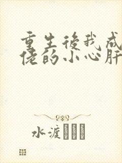 重生后我成了大佬的小心肝免费阅读封面