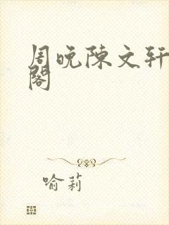 周晚陈文轩笔趣阁