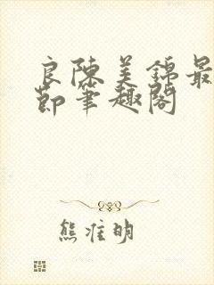 良陈美锦最新章节笔趣阁