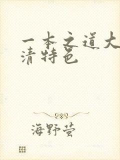 一本之道大象高清特色