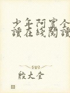 少年阿宾全文阅读在线阅读全文