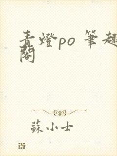 青灯po 笔趣阁封面
