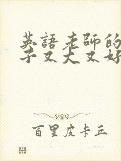 英语老师的小兔子又大又好吃