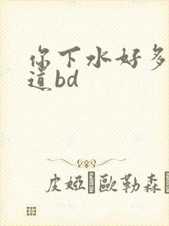 你下水好多下水道bd封面