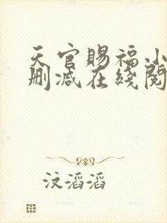 天官赐福小说未删减在线阅读