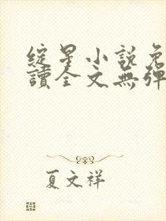 绽星小说免费阅读全文无弹窗