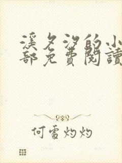 溪夕汐的小说全部免费阅读封面