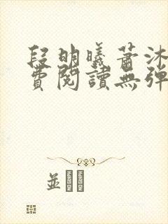 段明曦萧沐宸免费阅读无弹窗