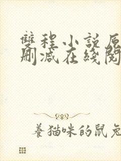 双程小说原文未删减在线阅读