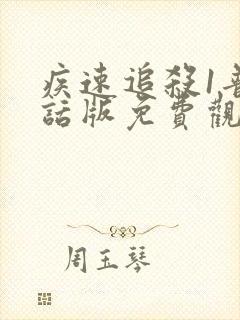 疾速追杀1普通话版免费观看国语