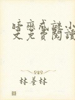 暗恋成谜小说全文免费阅读无弹窗