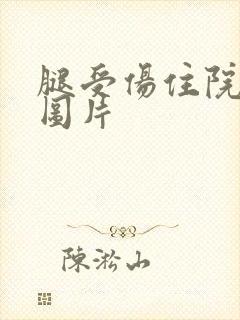 腿受伤住院真实图片