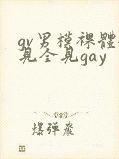 gv男模裸体全见全见gay