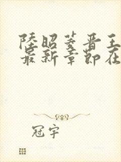 陆昭菱晋王小说最新章节在线阅读