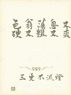 色翁荡息又大又硬又粗又爽电影