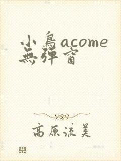 小鸟acome无弹窗