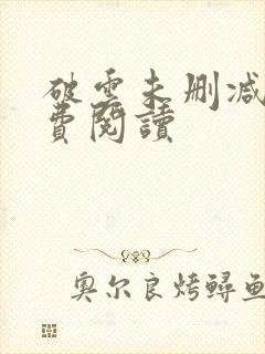 破云未删减版免费阅读封面