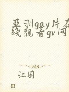 亚洲gay片在线观看gv网站封面