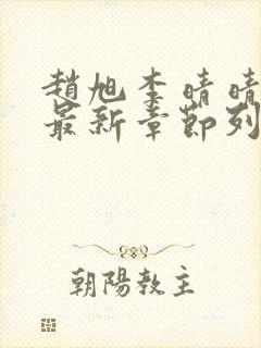 赵旭李晴晴小说最新章节列表