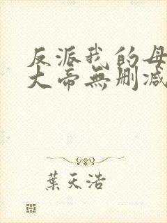 反派我的母亲是大帝无删减