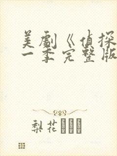 美剧《侦探》第一季完整版免费观看封面