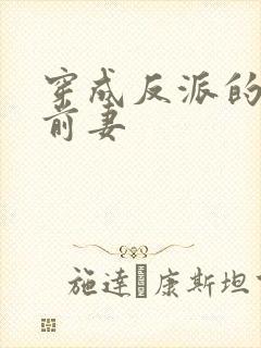 穿成反派的炮灰前妻