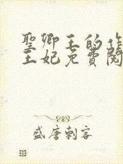 圣卿王的作妖小王妃免费阅读