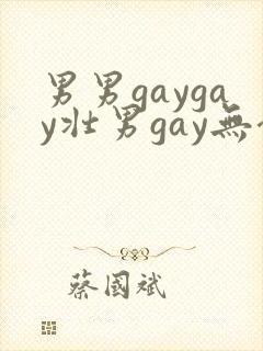 男男gaygay壮男gay无套
