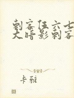 刺客伍六七之七大暗影刺客