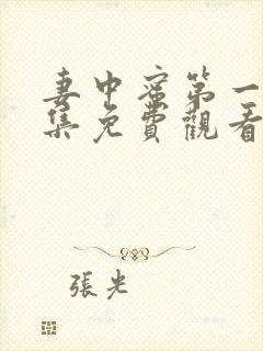 妻中蜜第一季全集免费观看封面