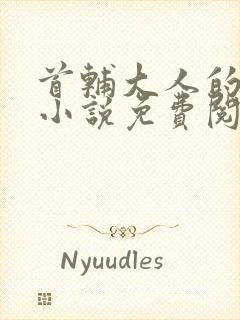 首辅大人的宠妾小说免费阅读