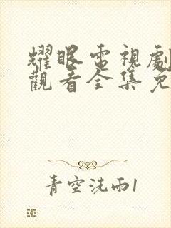 耀眼电视剧在线观看全集免费播放