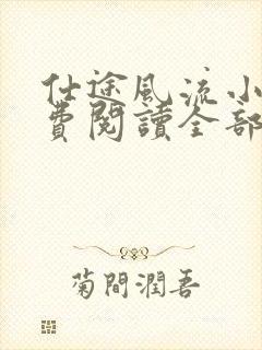 仕途风流小说免费阅读全部章节封面