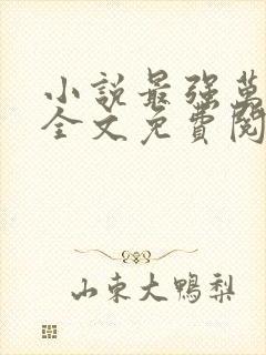 小说最强万岁爷全文免费阅读封面