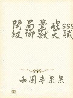 开局觉醒sss级御兽天赋