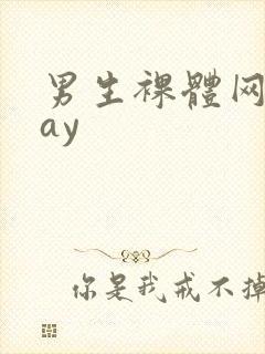 男生裸体网站gay封面