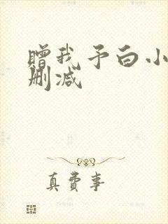 赠我予白小说无删减封面